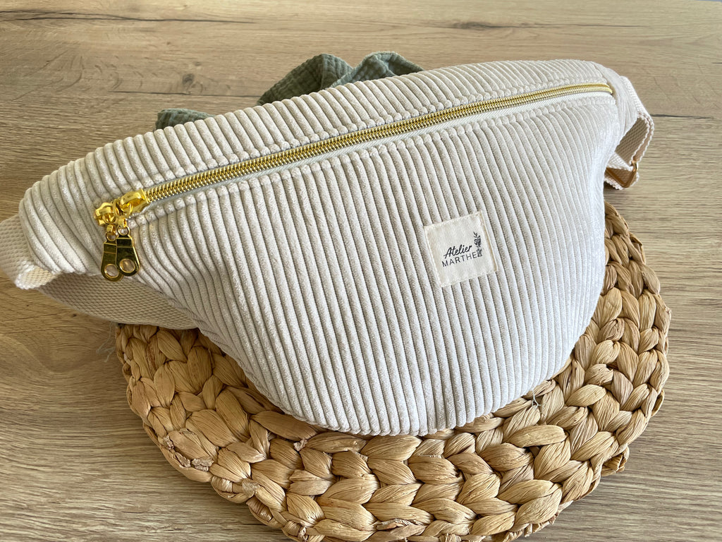 Banane velours écru