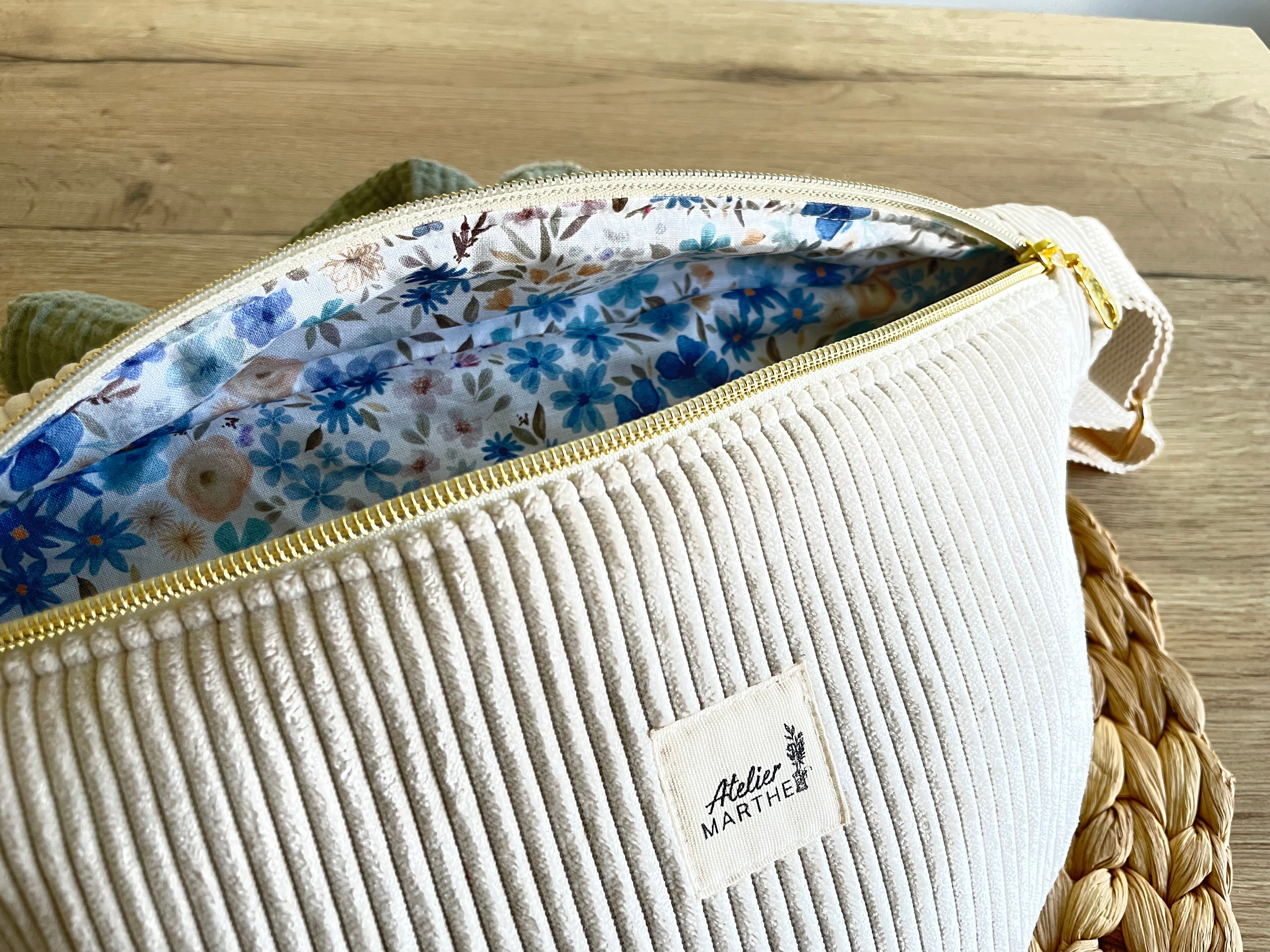 Banane velours écru