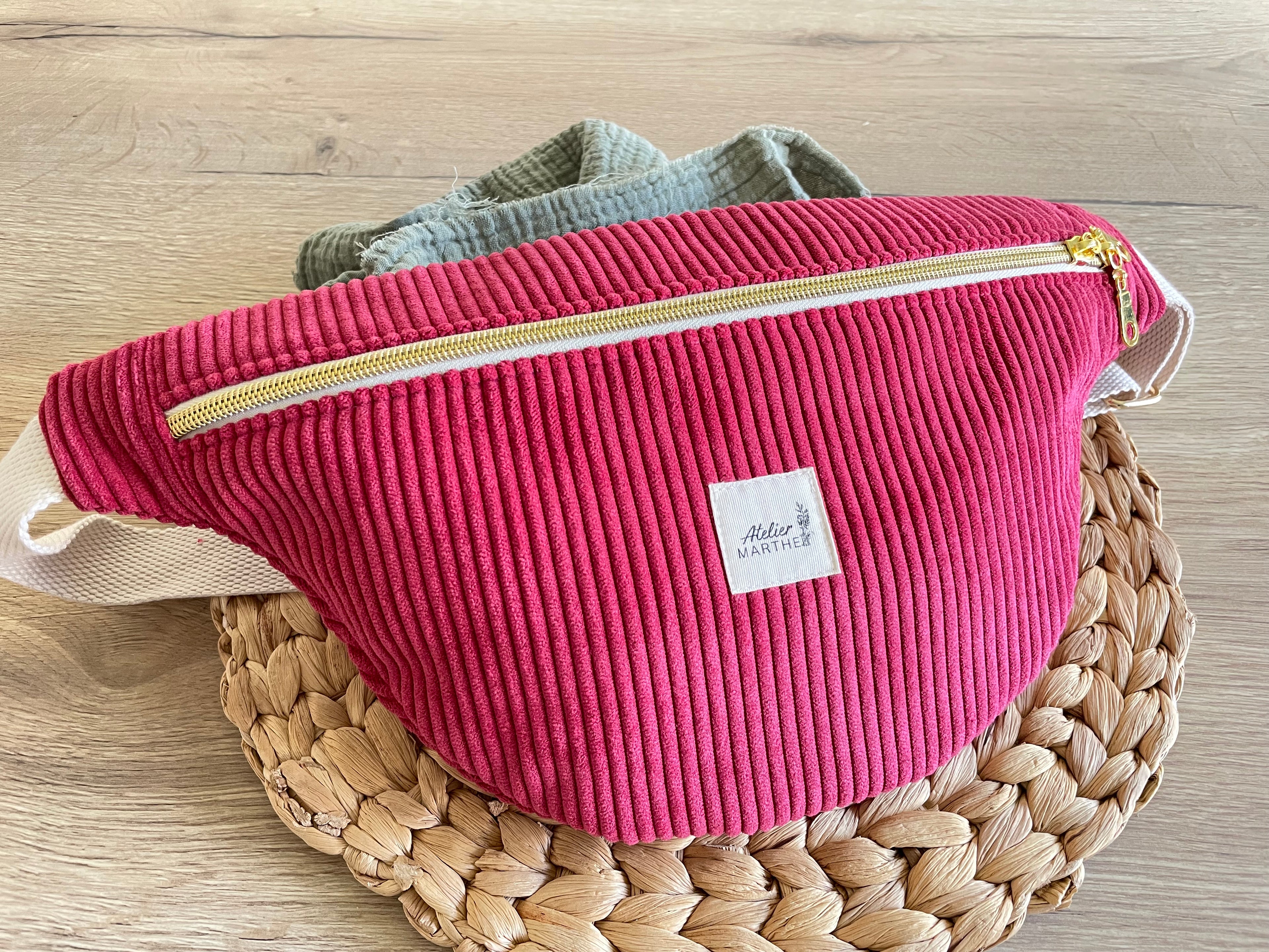 Banane velours framboise