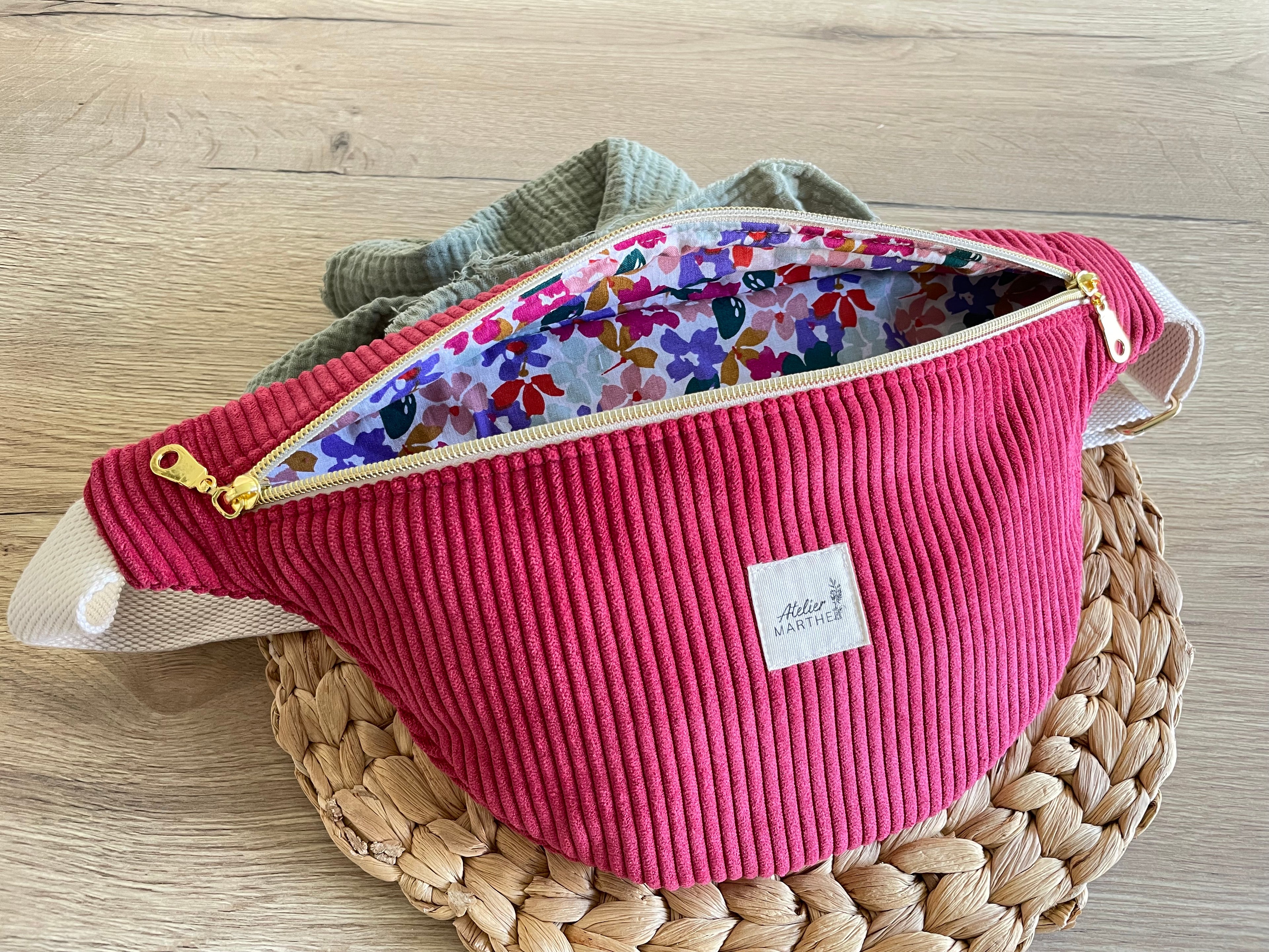 Banane velours framboise