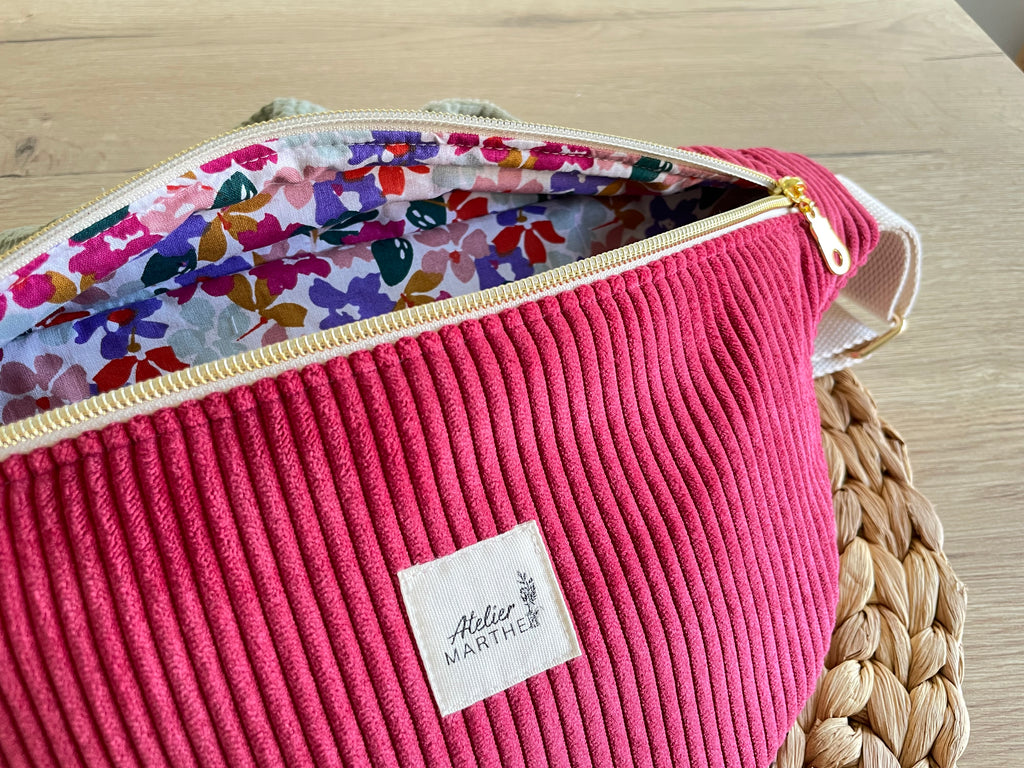 Banane velours framboise