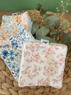 Lot de 5 lingettes lavables bambou Eva