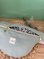 Banane toile vert d'eau