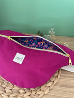 Banane toile framboise