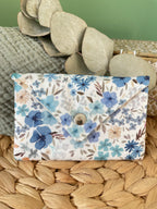 Mini pochette Romane Bleu