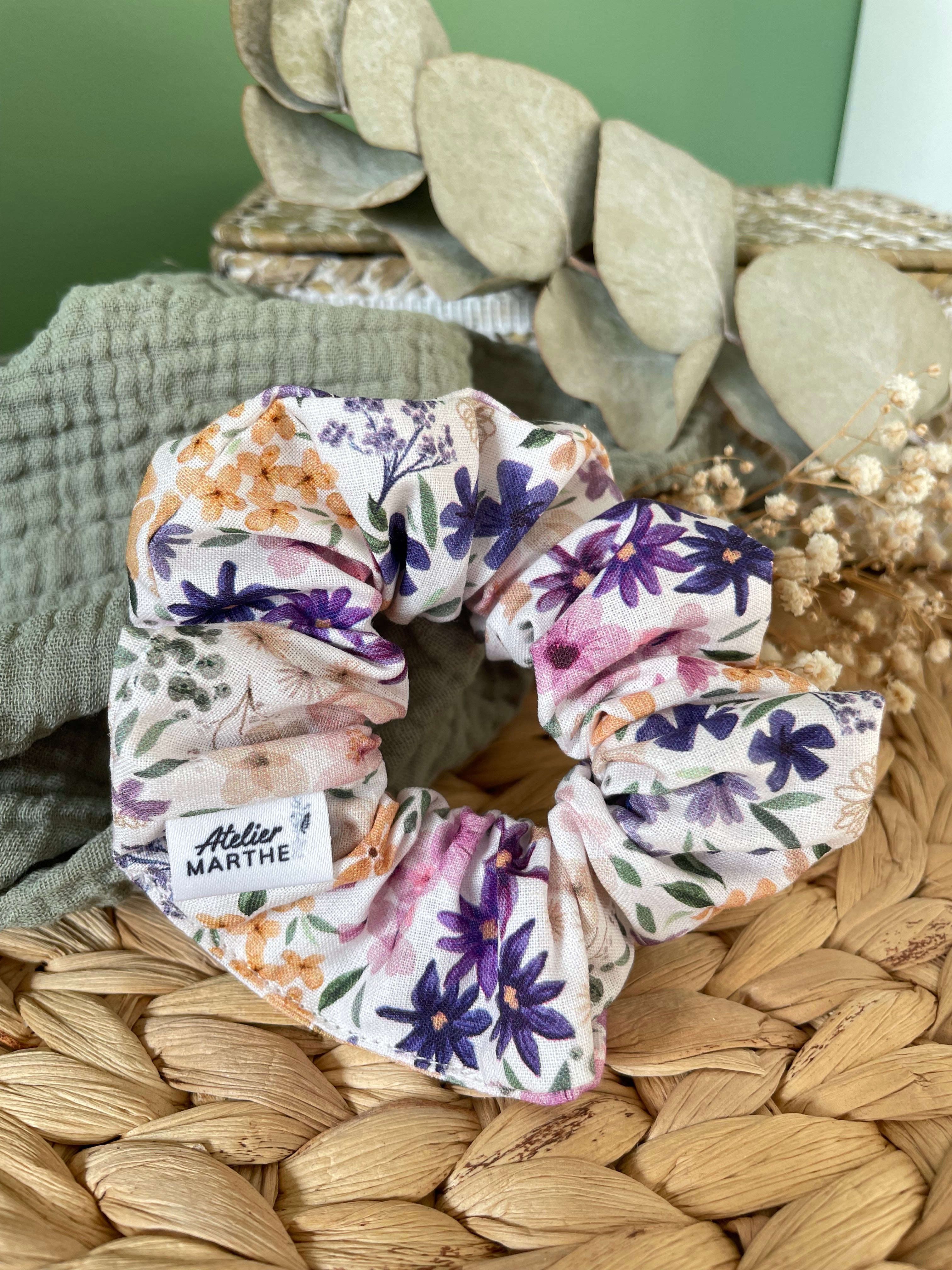 Chouchou Romane violet