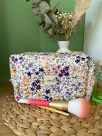Trousse de toilette Romane violette
