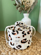 Pochon rond Léopard