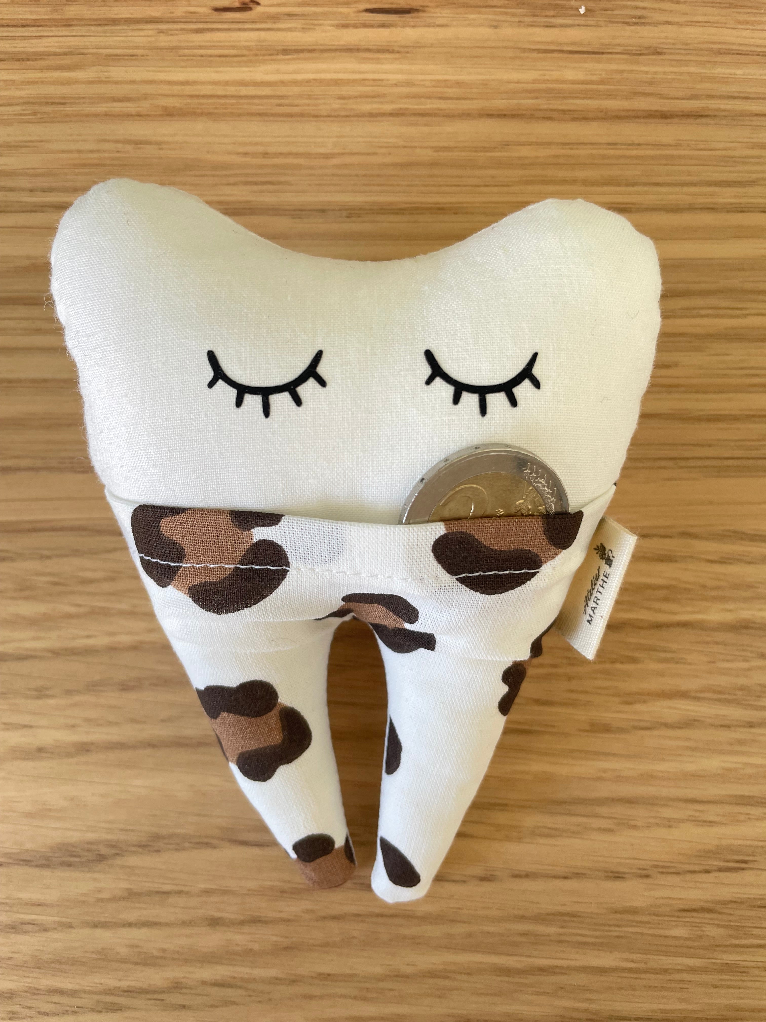 Pochette dent de lait Léopard