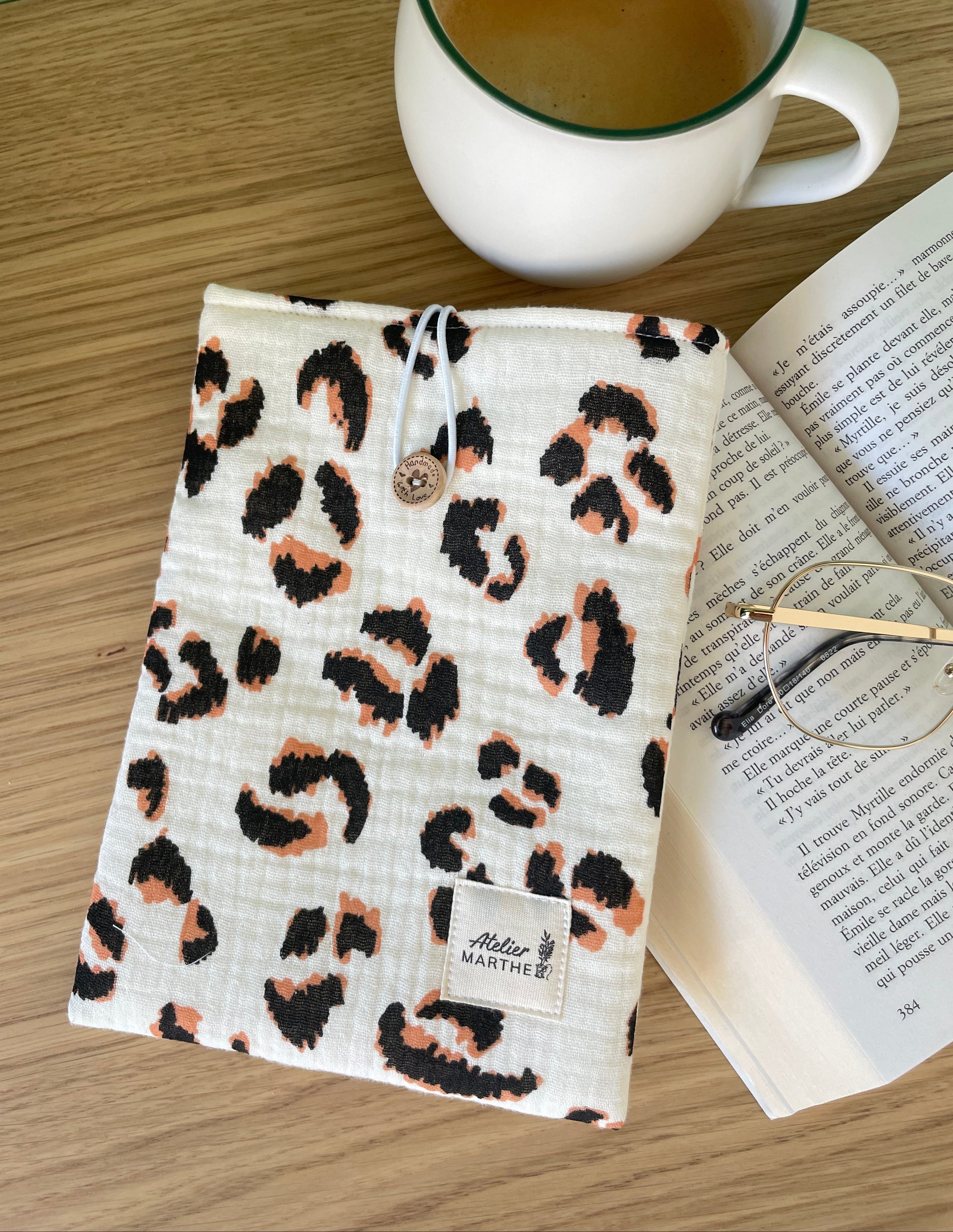 Pochette à livre de poche Léopard