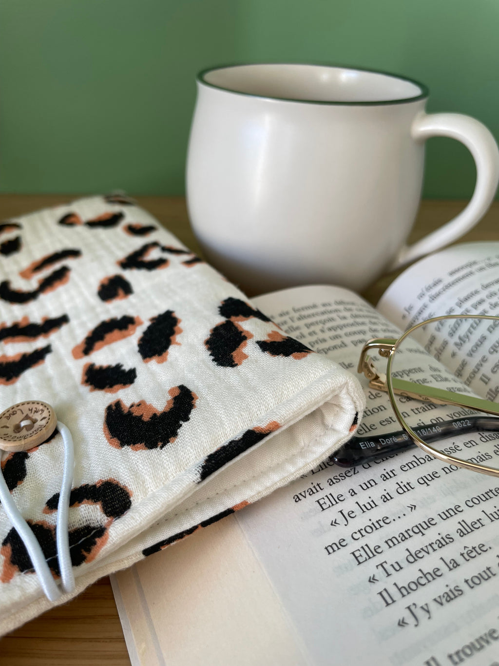 Pochette à livre de poche Léopard