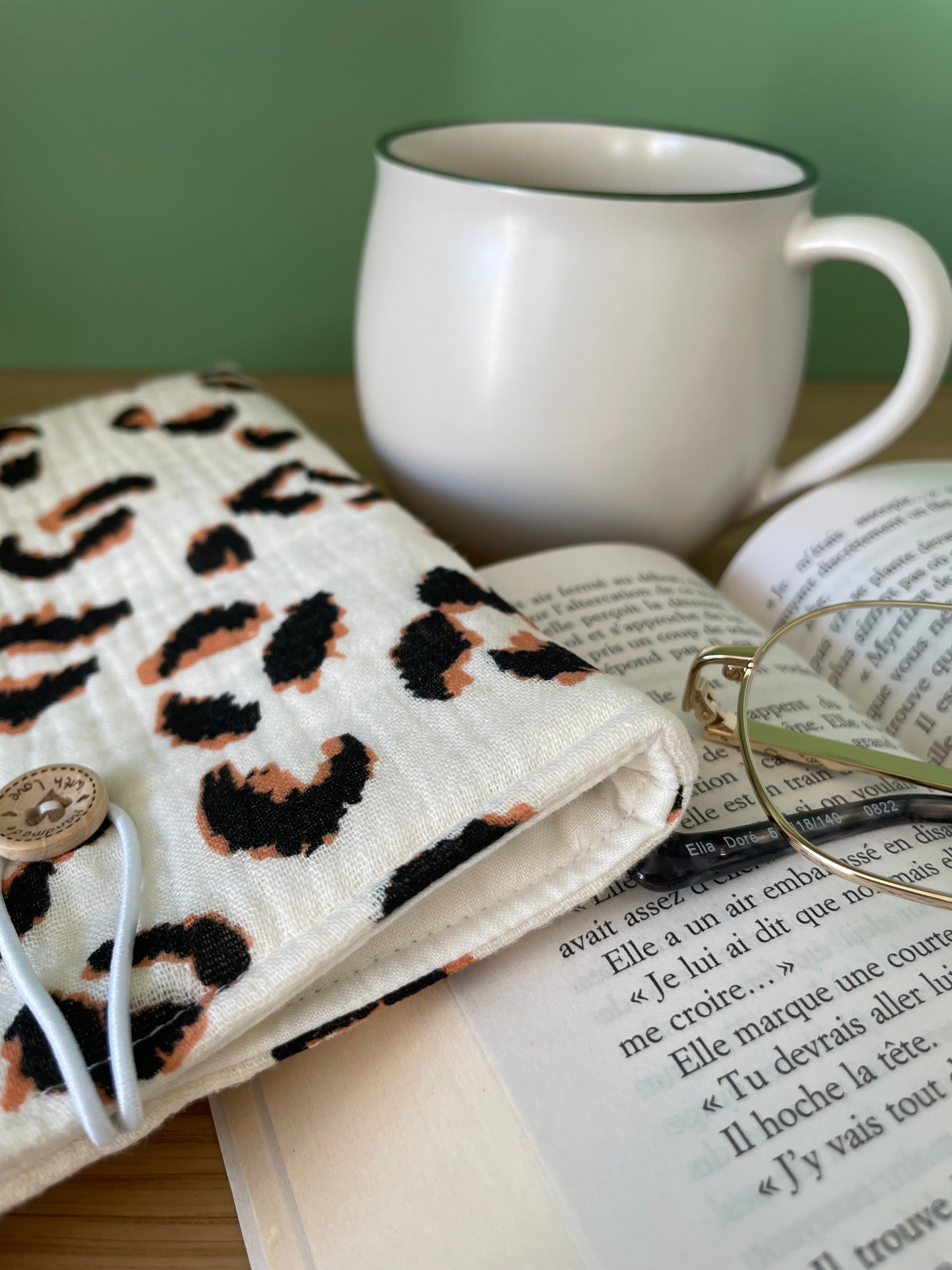 Pochette à livre de poche Léopard